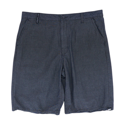 Black Striped Chino Shorts