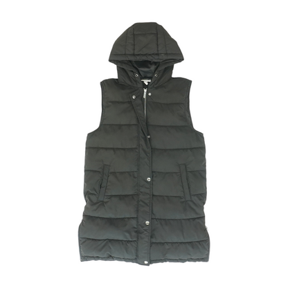 Black Solid Active Vest
