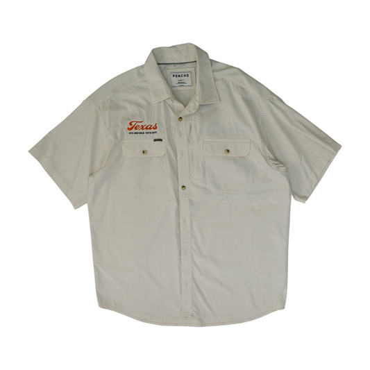 Ivory Solid Outdoor Button Down