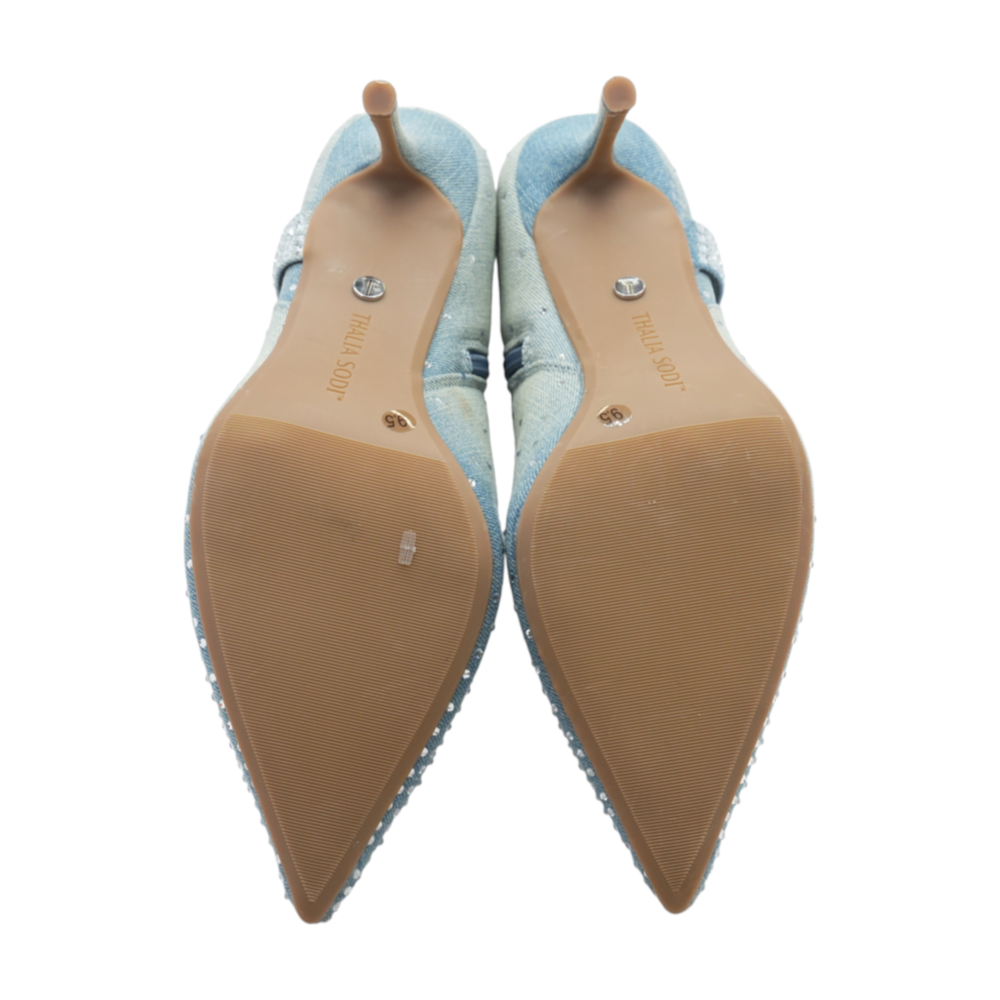 Blue Ankle Boots