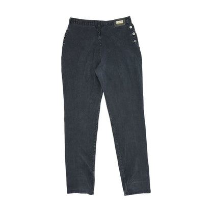 Black High Rise Relaxed Jeans