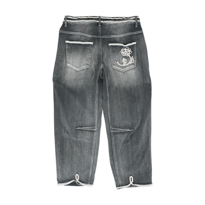 Black Straight Jeans