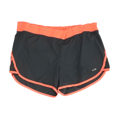 Black Solid Active Shorts
