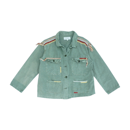 Green Solid Jacket
