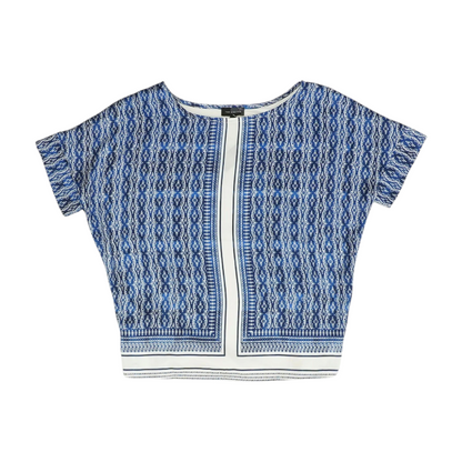 Blue Print Blouse