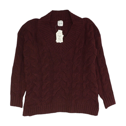 Burgundy Pullover Sweater