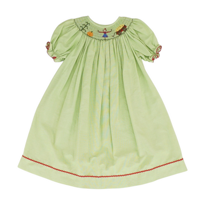 Green Check Dress