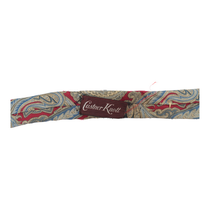 Vintage Red Paisley Neck Tie