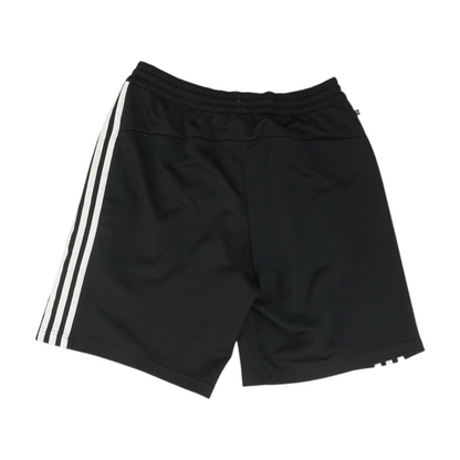 Black Solid Active Shorts