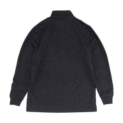 Charcoal Solid 1/4 Zip Pullover