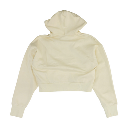 Beige Solid 1/4 Zip Pullover