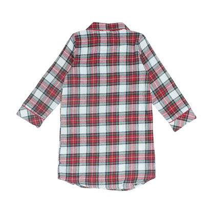 Red Plaid Gown