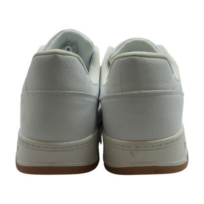 White Lace-Up Casual Shoes