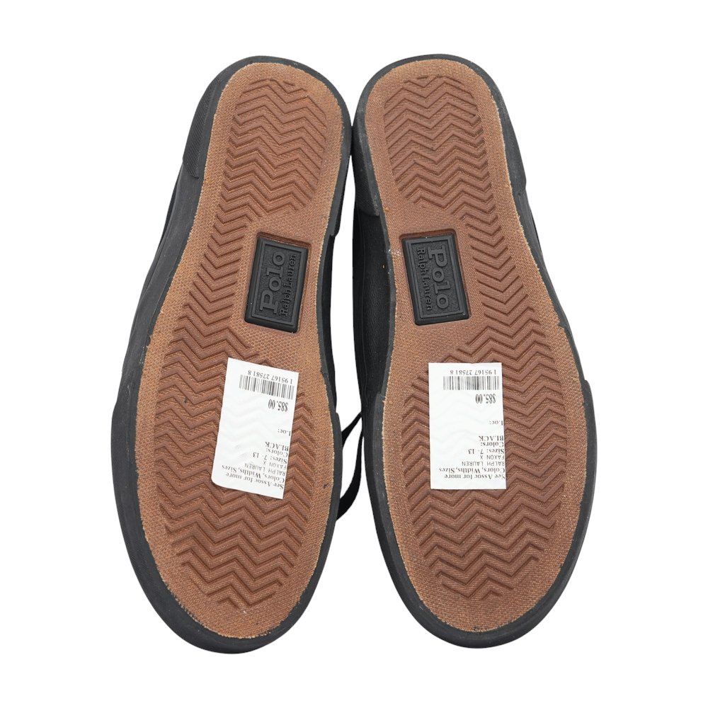 Black Low-Top Athletic Shoes