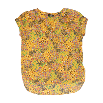 Mustard Floral Blouse