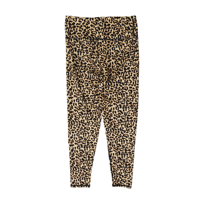 Brown Animal Print Active Leggings