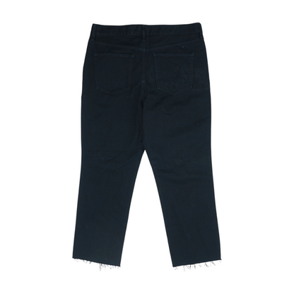 Black Long Straight Jeans