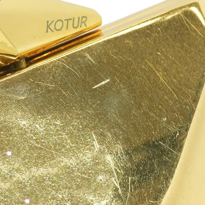 Kotur Pearce Minaudiere in Gold with Multicolor Glitter – Image 7
