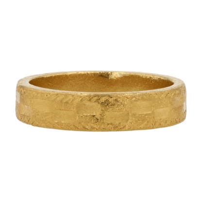 24K Yellow Gold Band