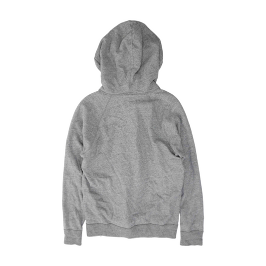 Hover Gray Solid Hoodie Pullover