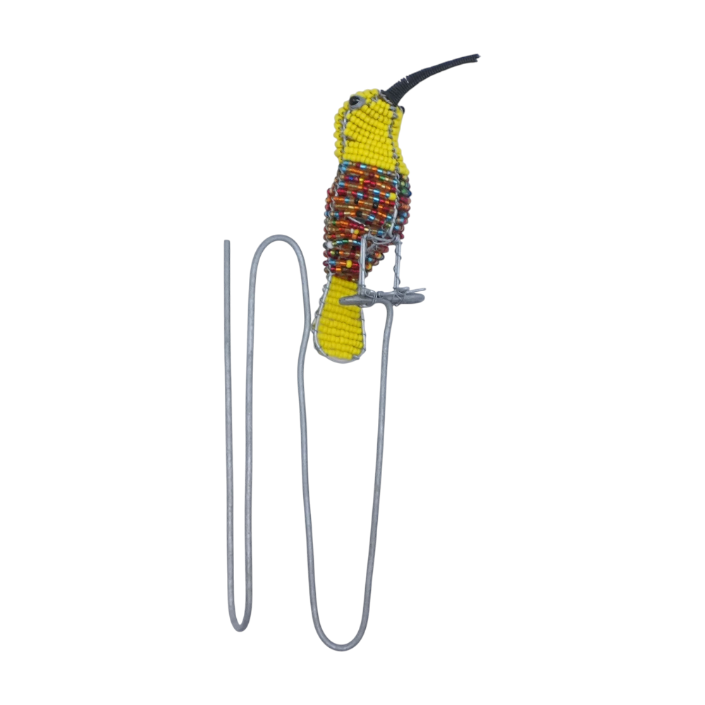 Handcrafted Beaded Bird – Image 2