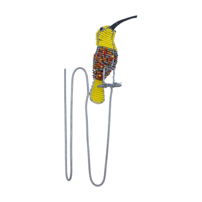 Handcrafted Beaded Bird – Image 2