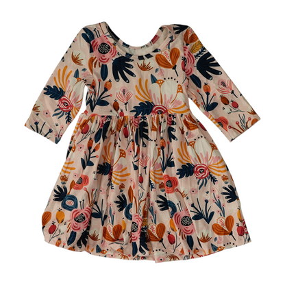 Pink Floral Dress