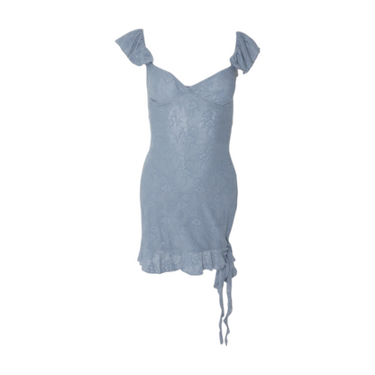 Gray Mini Dress