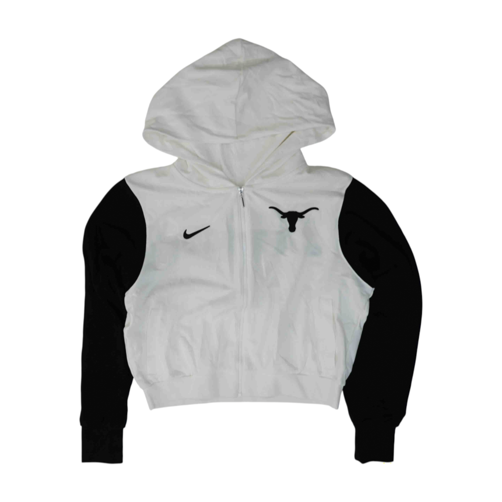 White Texas Longhorns Solid Active Jacket