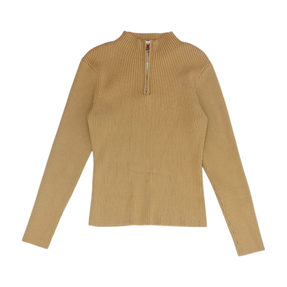Brown 1/4 Zip Sweater