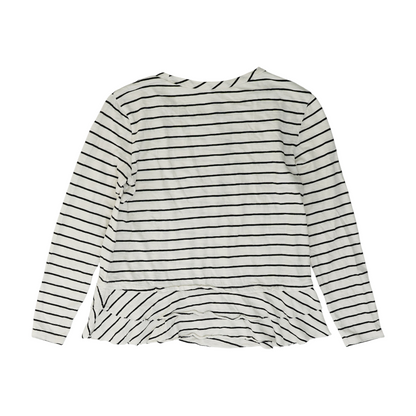 White Striped Blouse