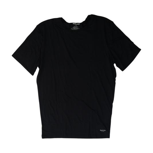 Black Solid Active T-Shirt