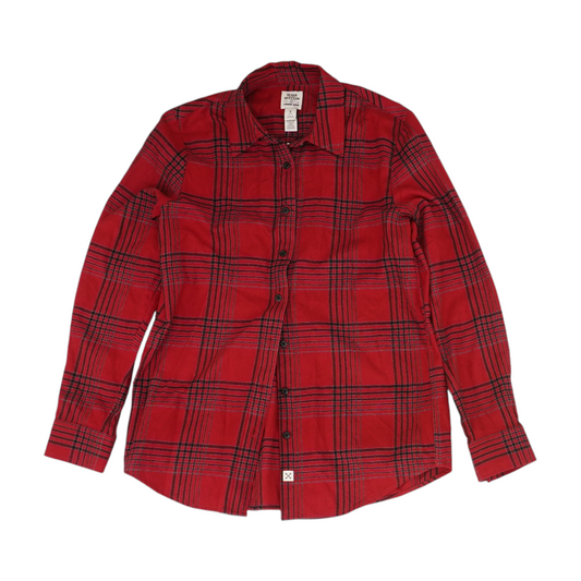 Red Plaid Button Down