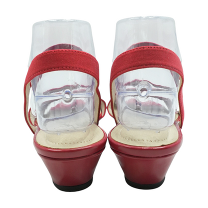 Red Wedge Heels