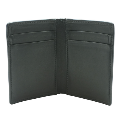 Charcoal Grey Check Folding Card Case