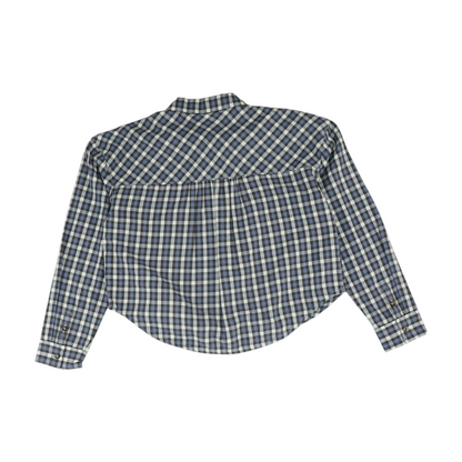 Blue Check Long Sleeve Button Down