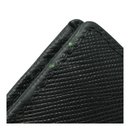 Black Saffiano Leather Bifold Wallet