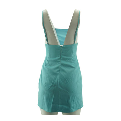 Turquoise Mini Dress