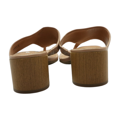 Nude Block Heels