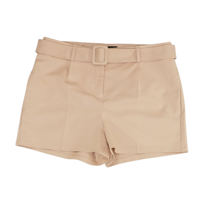 Pink Solid Chino Shorts