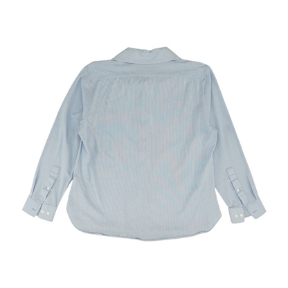 Blue Striped Long Sleeve Button Down