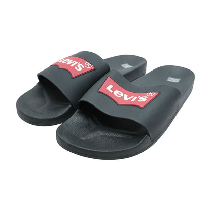 Black Casual Slide Sandals