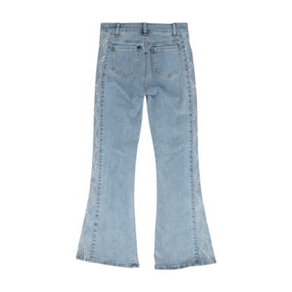 Blue Solid Jeans