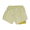 Green Solid Active Shorts