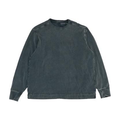 Gray Solid Sweatshirt Pullover