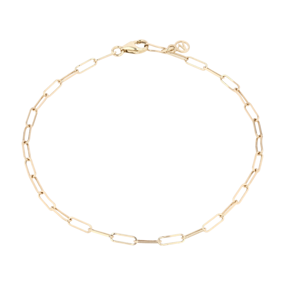 14K Yellow Gold Chain Bracelet