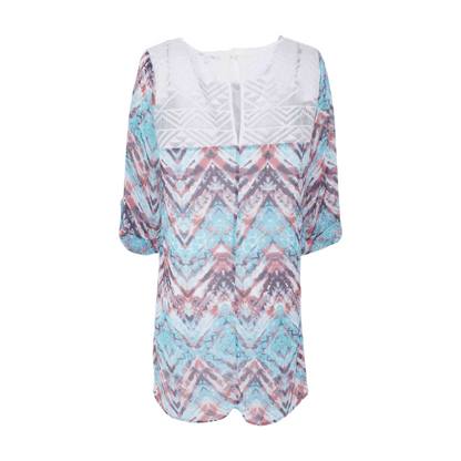 Multi Abstract Mini Dress