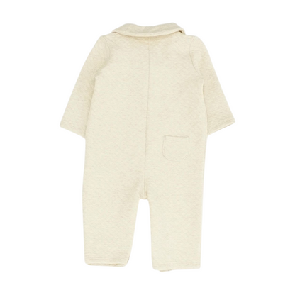 Cream Long Sleeve One-Piece