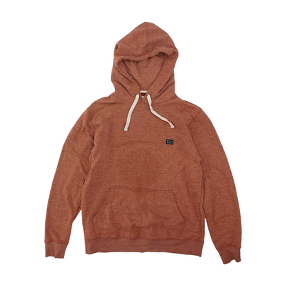 Red Solid Hoodie Pullover