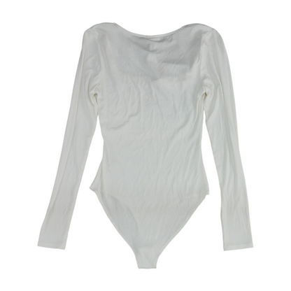 White Bodysuit Blouse